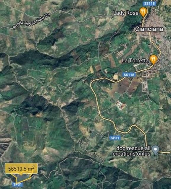 TERRENO BISSANA CON CASA COLONICA E LAGO