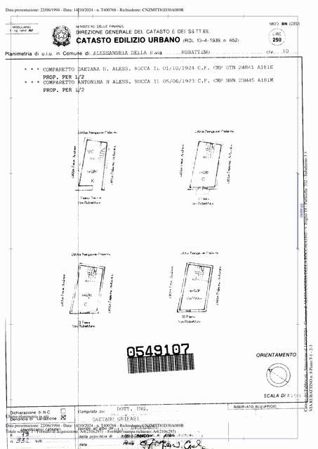 CASA CANZONERI VIA RUBATTINO – ALESSANDRIA