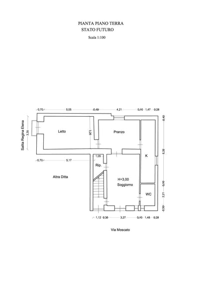 CASA CHIAZZA VIA MOSCATO - GROUND FLOOR