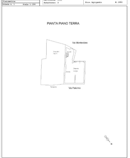 CASA SALVO VIA PALERMO E VIA MONTEVIDEO – ALESSANDRIA DELLA ROCCA (AG)