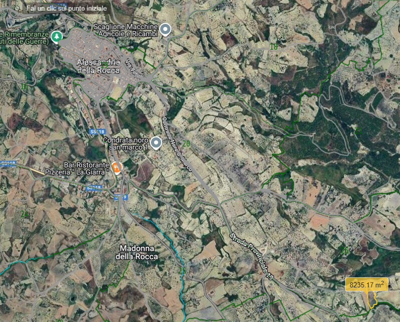 TERRENO GUIDA – CDA LA FRATTA – ALESSANDRIA DELLA ROCCA (AG)